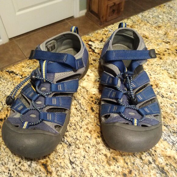Keen Newport H2 Mens Boys Blue Gray Waterproof Adventure Sandals 1009962 Sz US 6 - Picture 3 of 12